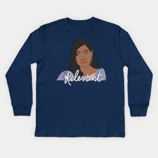 Real Relevant Housewife Garcelle Kids Long Sleeve T-Shirt